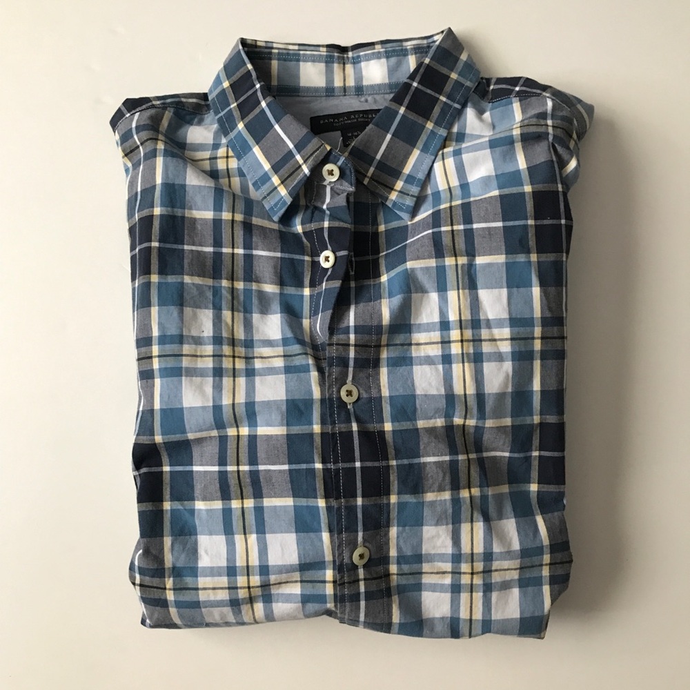 Banana Republic checkered shirt